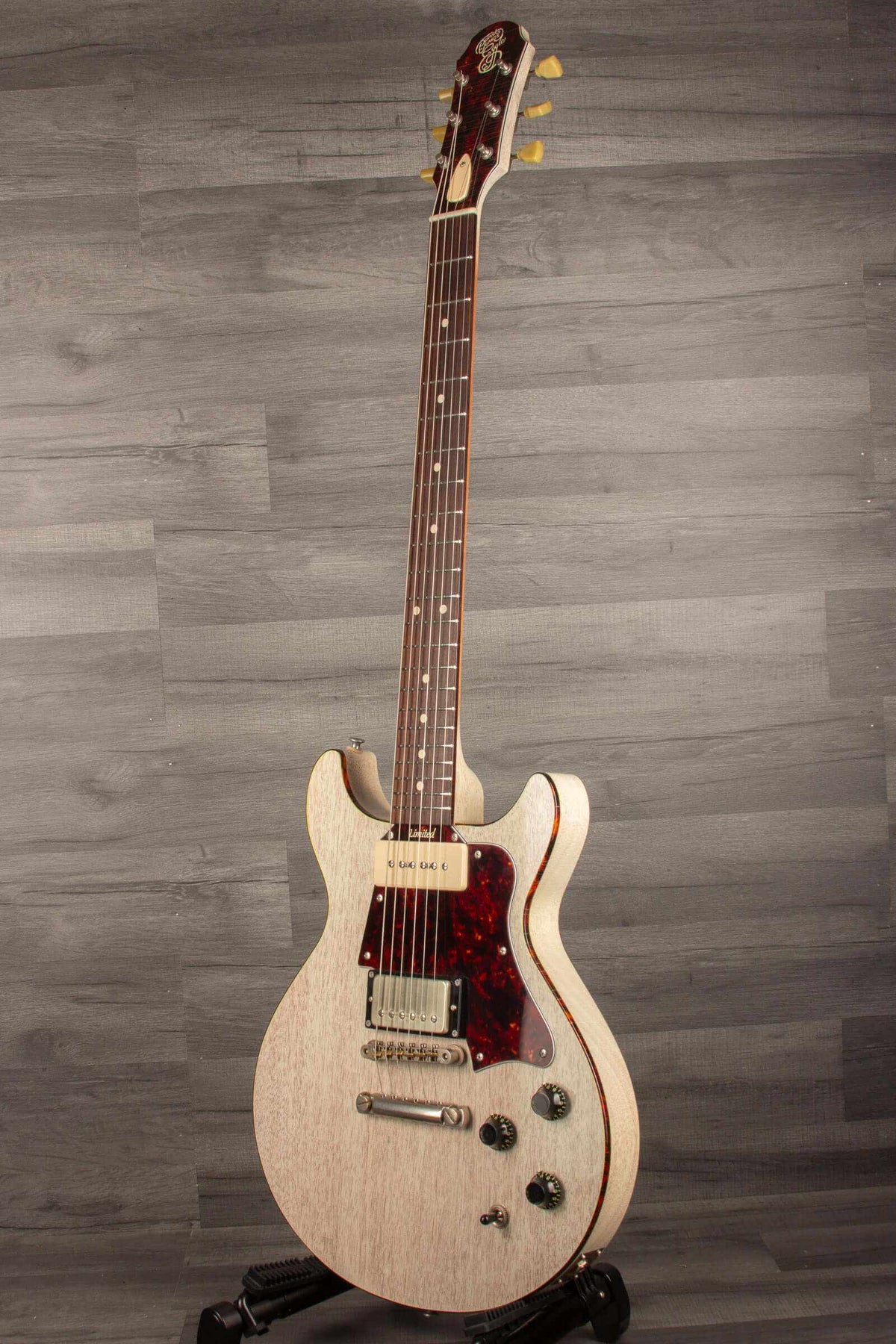 Patrick James Eggle Anniversary DC Electric Guitar - Grained Blonde