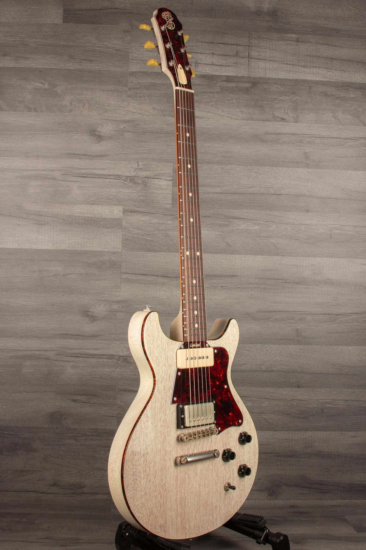 Patrick James Eggle Anniversary DC Electric Guitar - Grained Blonde