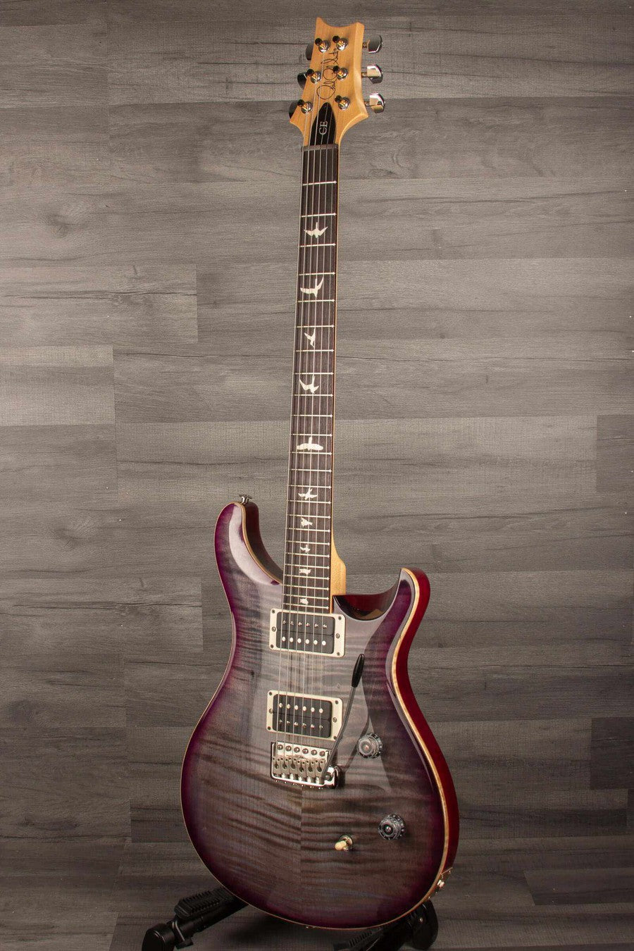 PRS CE24 Electric Guitar - Faded Gray Black Purple Burst