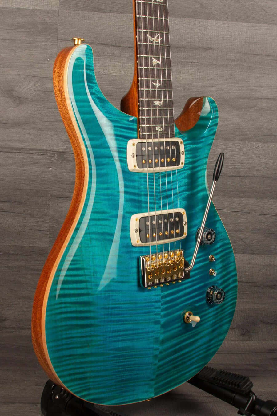 PRS Custom 24/08 Electric Guitar - Carroll Blue 10 Top s#0382751