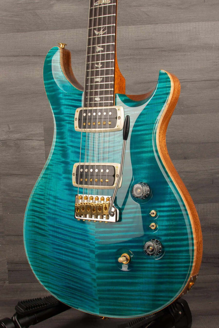 PRS Custom 24/08 Electric Guitar - Carroll Blue 10 Top s#0382751