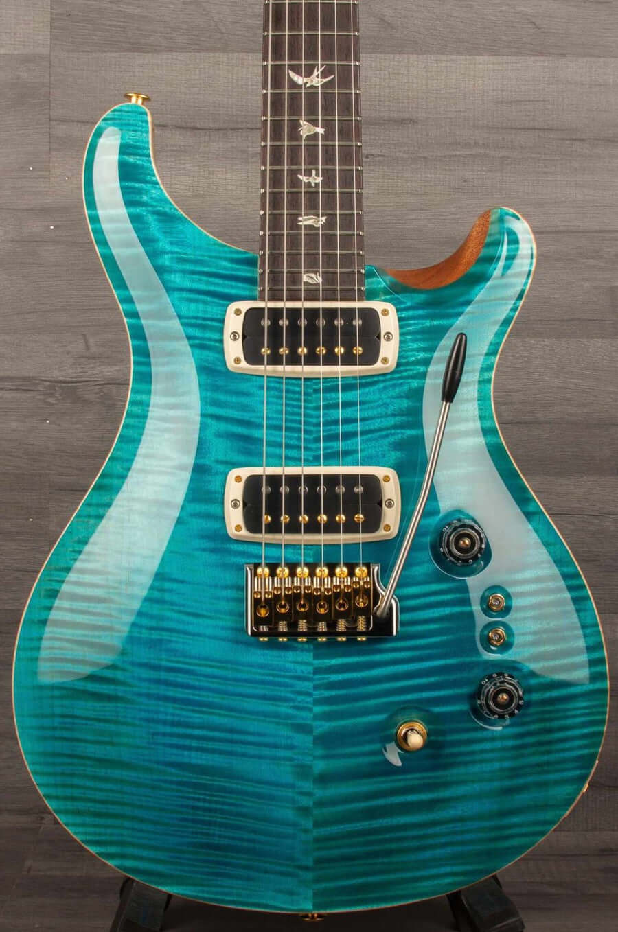 PRS Custom 24/08 Electric Guitar - Carroll Blue 10 Top s#0382751