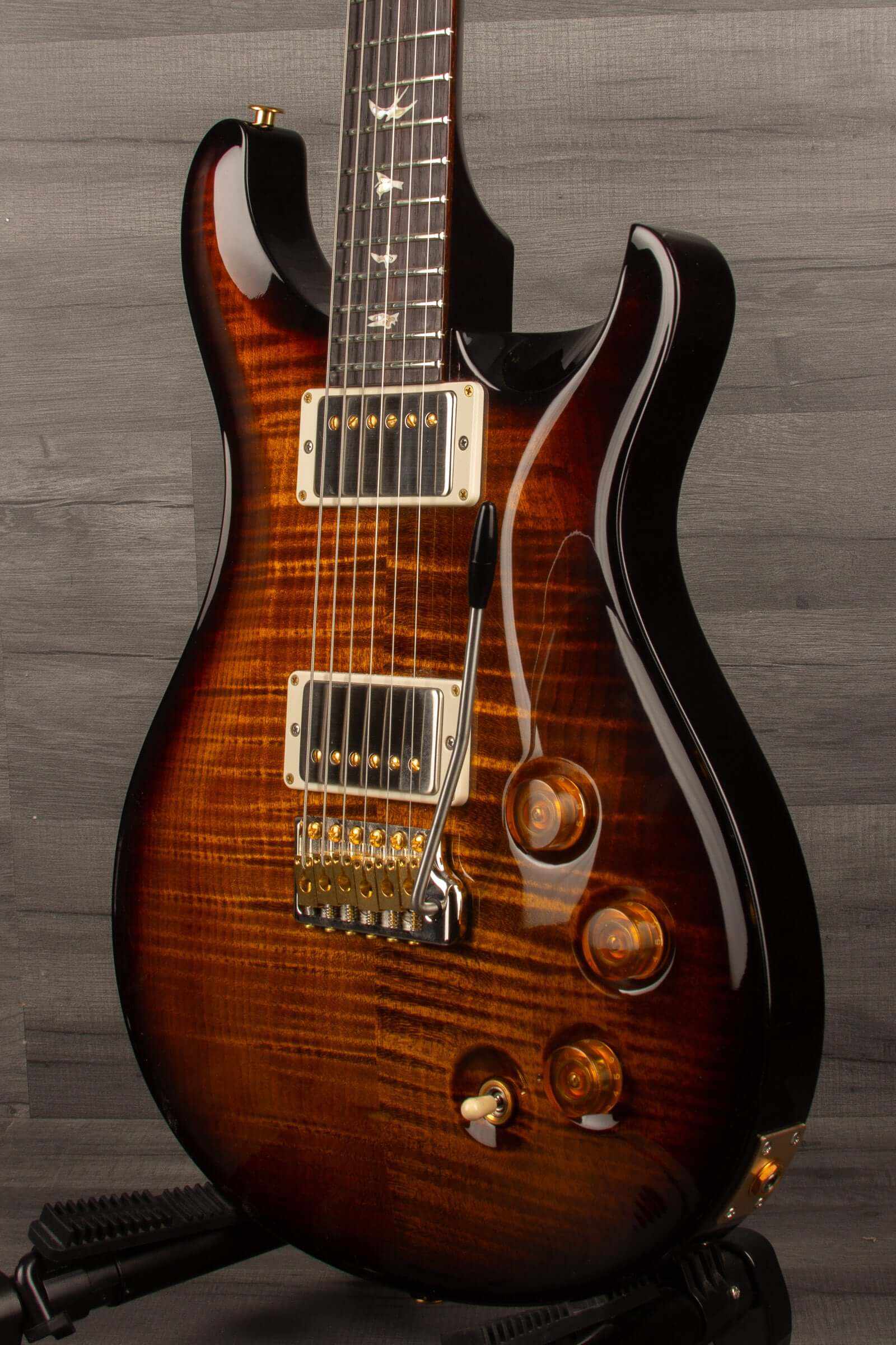 PRS DGT Electric Guitar - Black Gold Wrap 10 Top s#0377312
