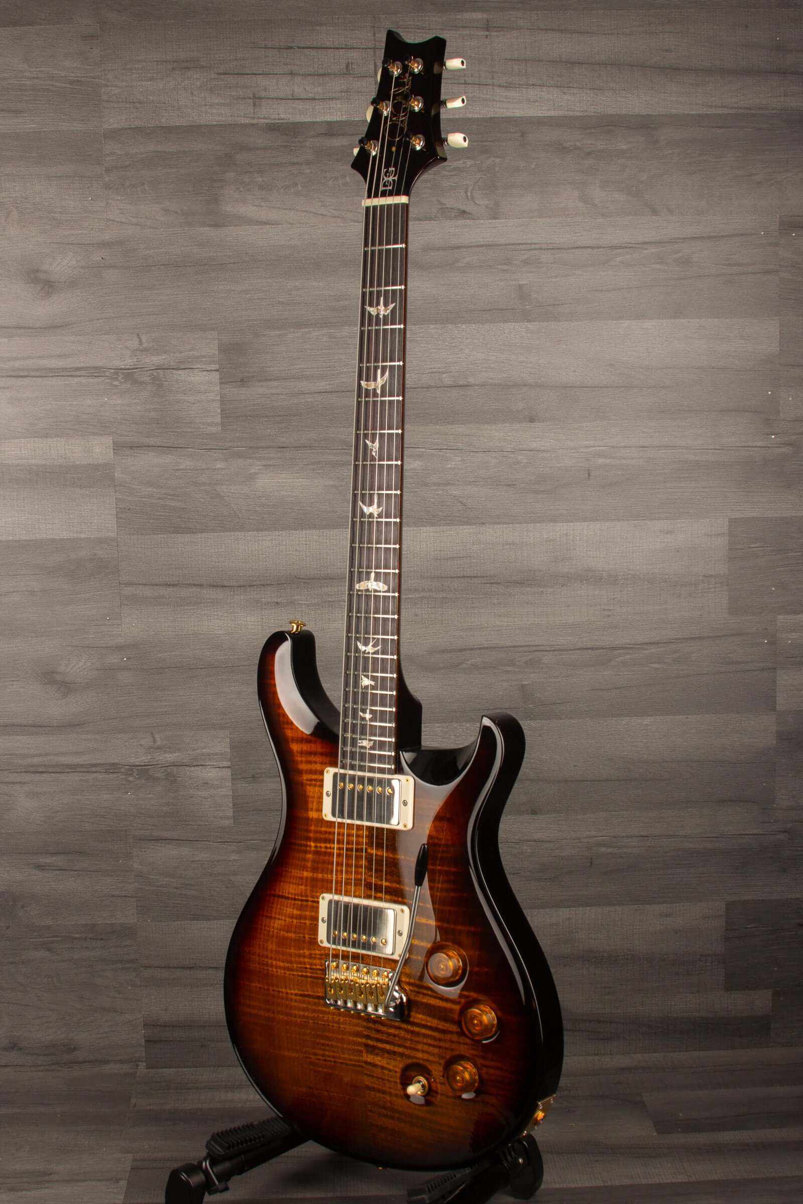 PRS DGT Electric Guitar - Black Gold Wrap 10 Top s#0377312