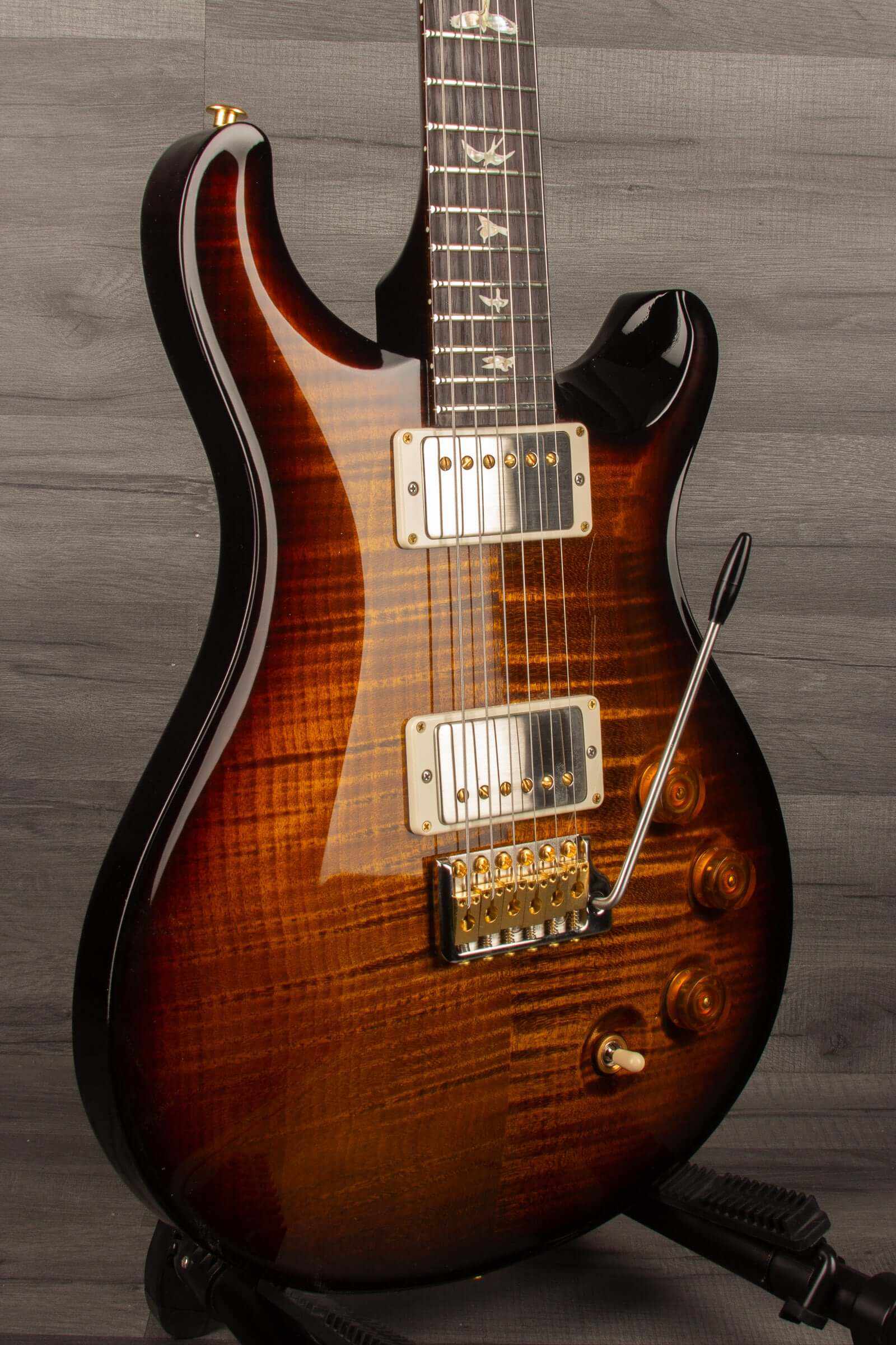 PRS DGT Electric Guitar - Black Gold Wrap 10 Top s#0377312