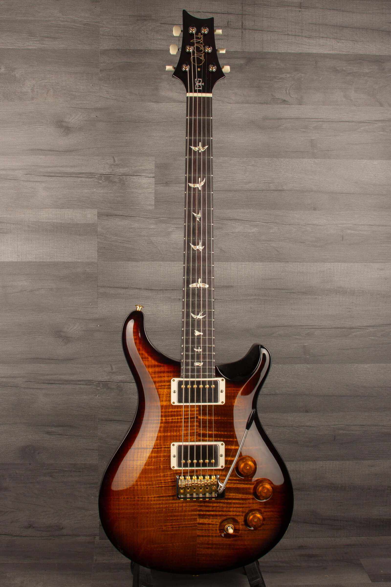 PRS DGT Electric Guitar - Black Gold Wrap 10 Top s#0377312