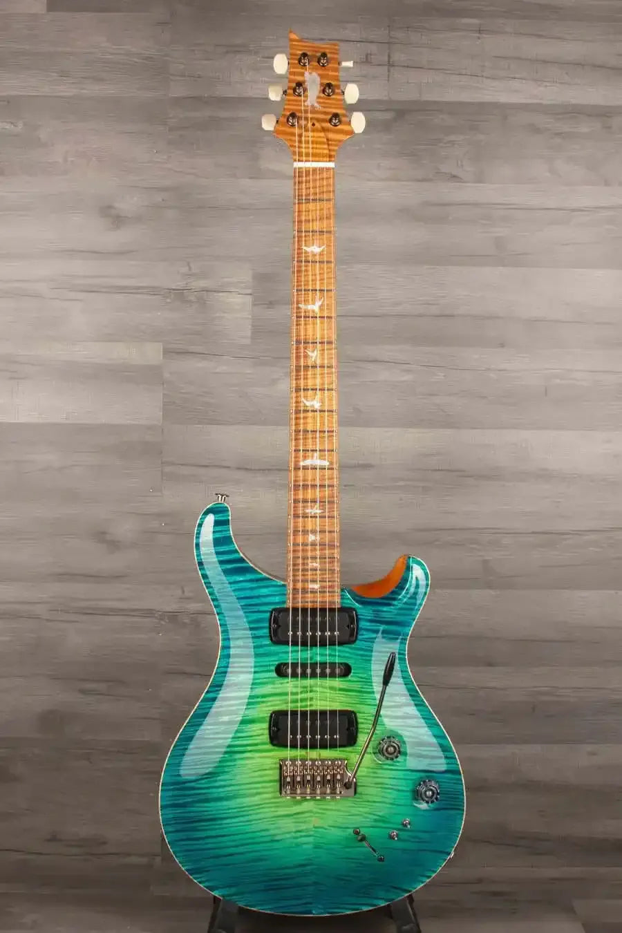 PRS Private Stock Modern Eagle V Electric Guitar PS#10378 - Green Luminlay LTD - LAGUNA GLOW