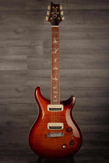 USED - PRS Paul's Guitar Dark Cherry Sunburst showcasing its unique design and craftsmanship.
