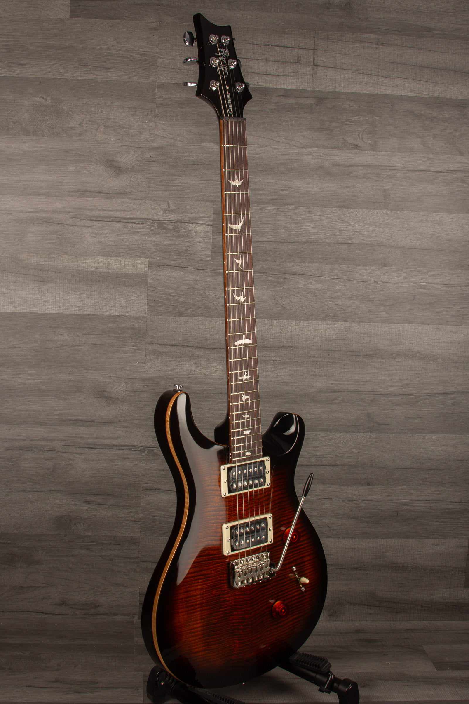 PRS SE Custom 24 - Black Goldburst Electric Guitar
