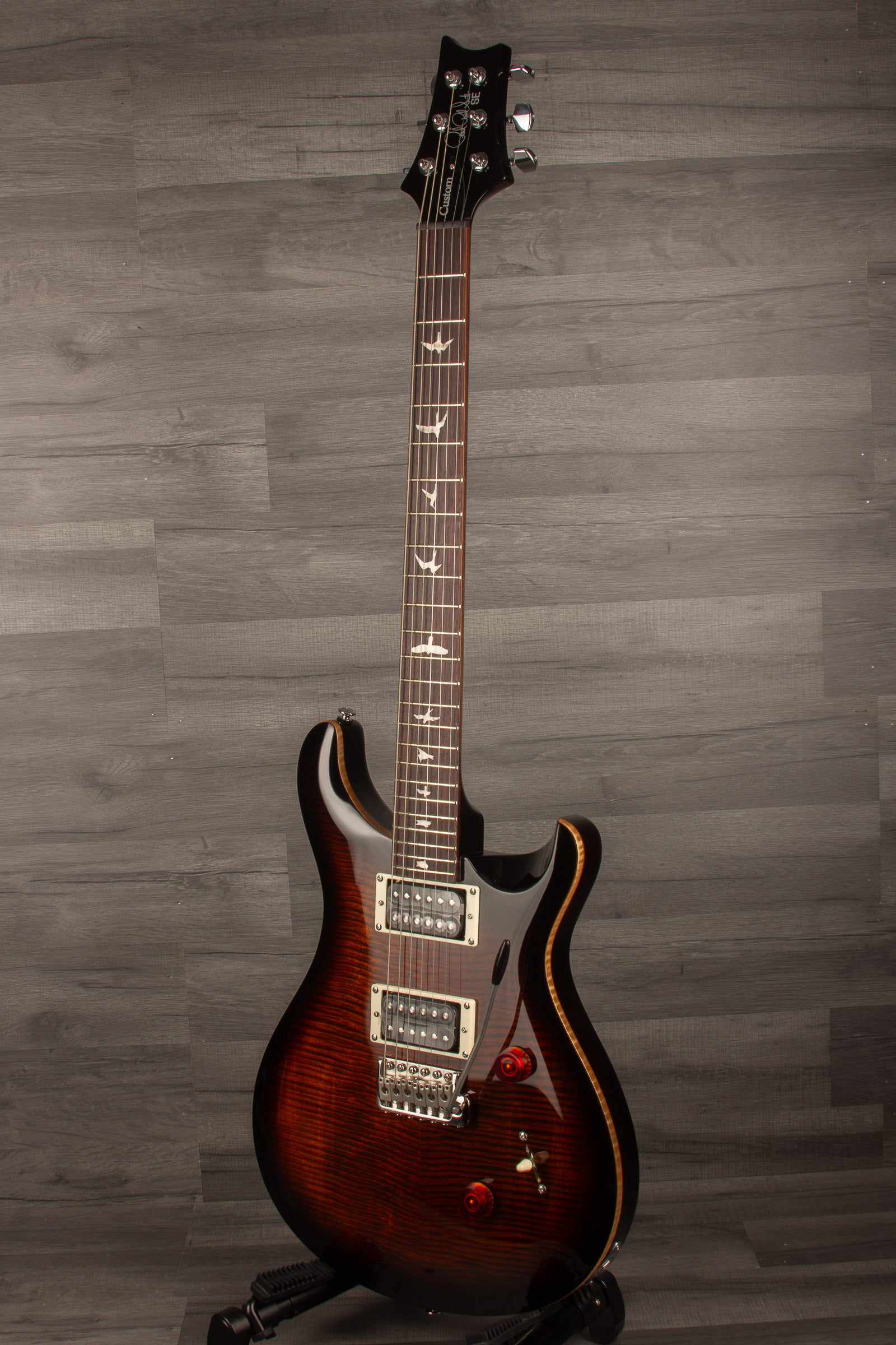 PRS SE Custom 24 - Black Goldburst Electric Guitar