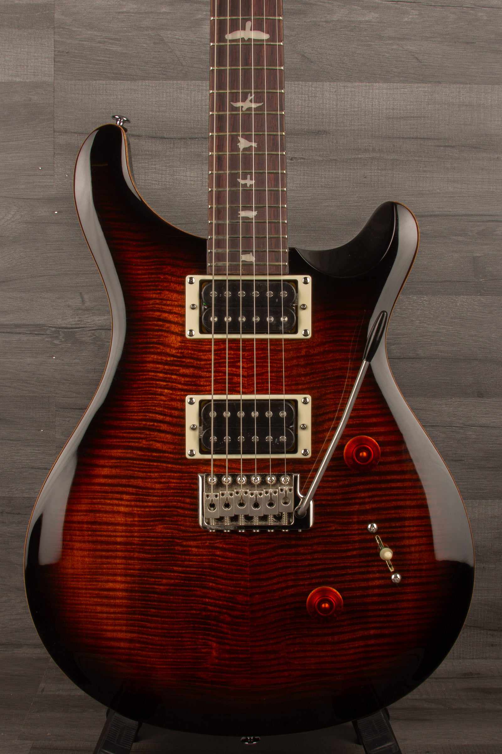PRS SE Custom 24 - Black Goldburst Electric Guitar