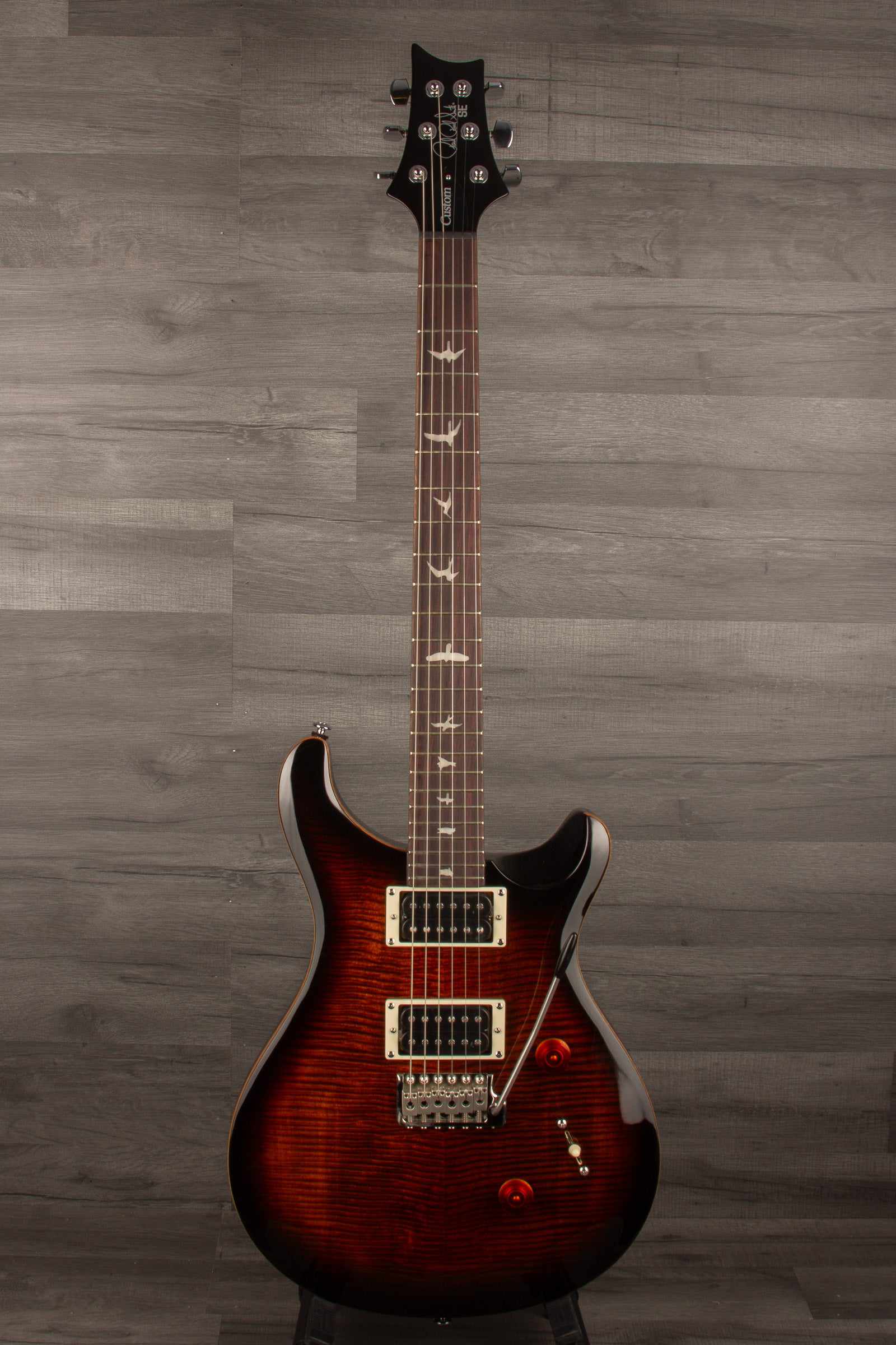PRS SE Custom 24 - Black Goldburst Electric Guitar