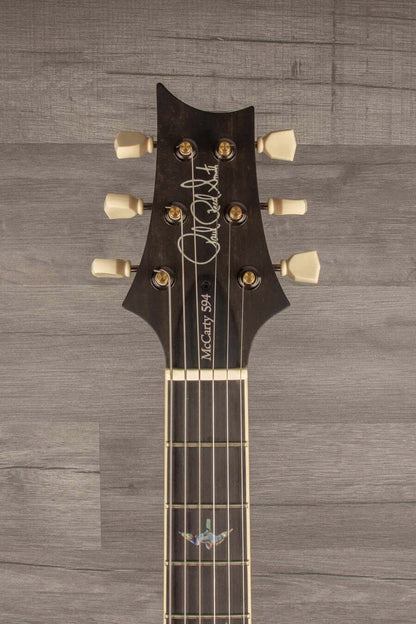PRS McCarty 594 Wood Library Electric Guitar - River Blue Natural back s#0381543