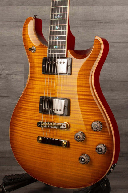 PRS McCarty 594 Wood Library Electric Guitar - McCarty Sunburst, Natural Back s#0381538