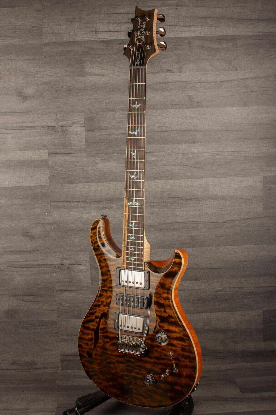 PRS Wood Special Semi Hollow Quilt Electric Guitar - Yellow Tiger s#0379114