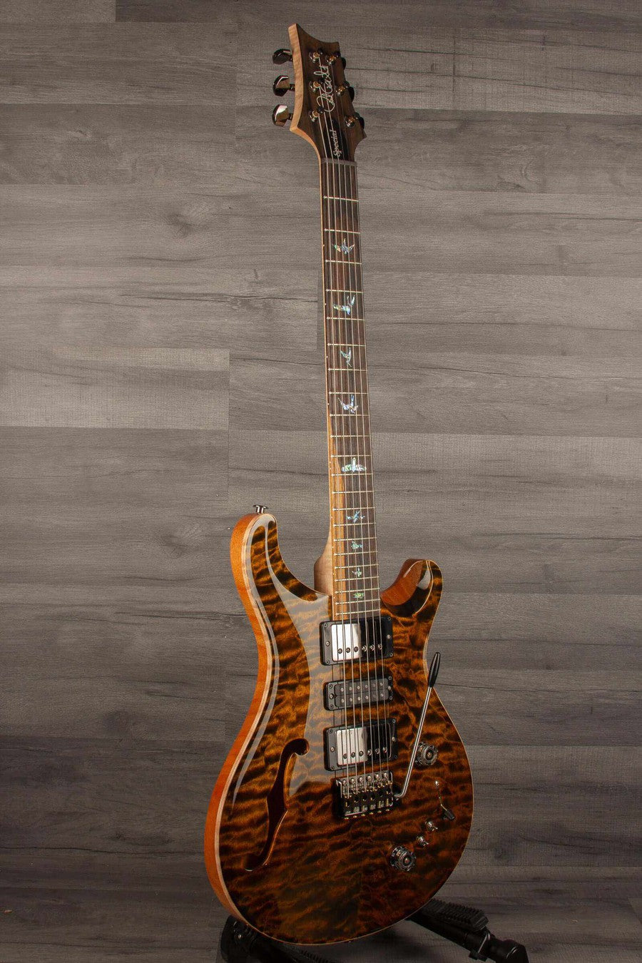 PRS Wood Special Semi Hollow Quilt Electric Guitar - Yellow Tiger s#0379114