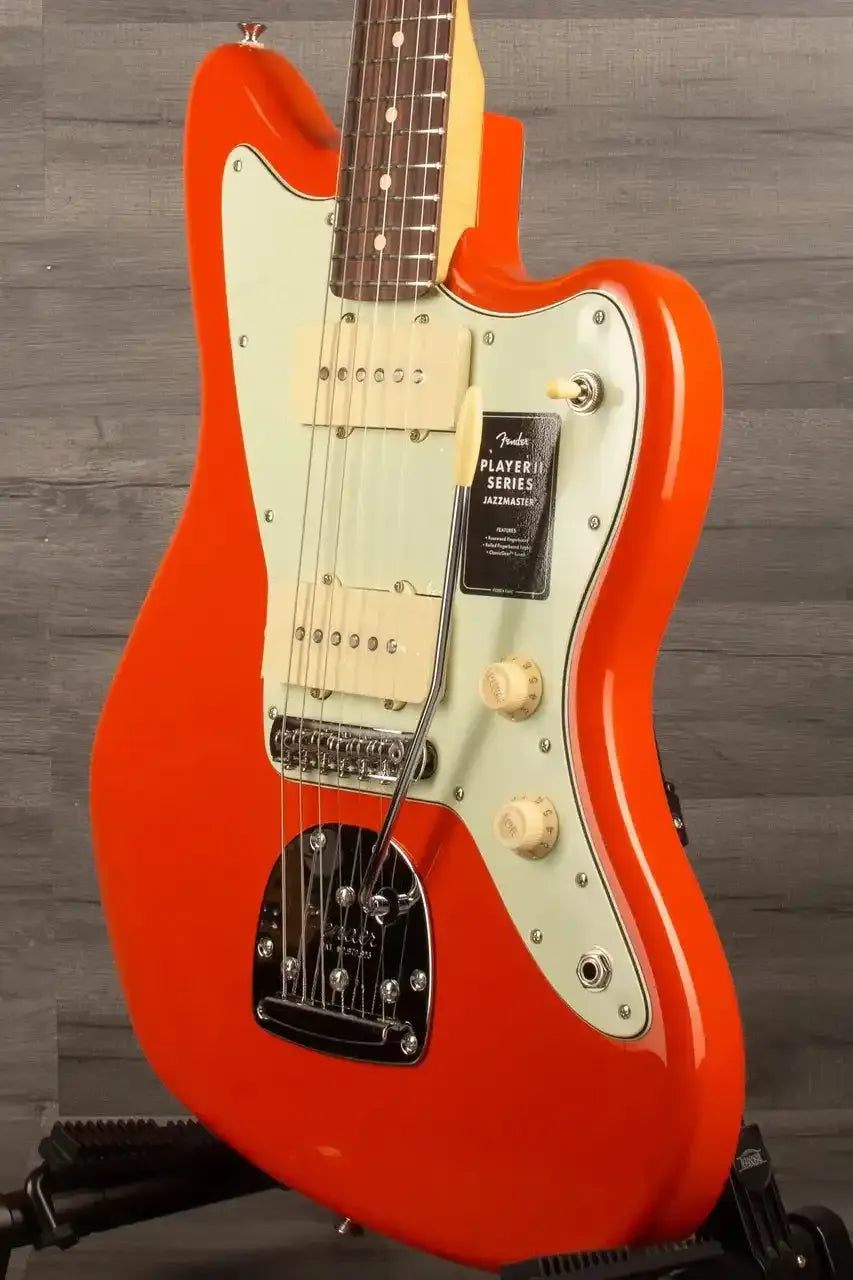 Fender Player II Jazzmaster Electric Guitar Rallye orange