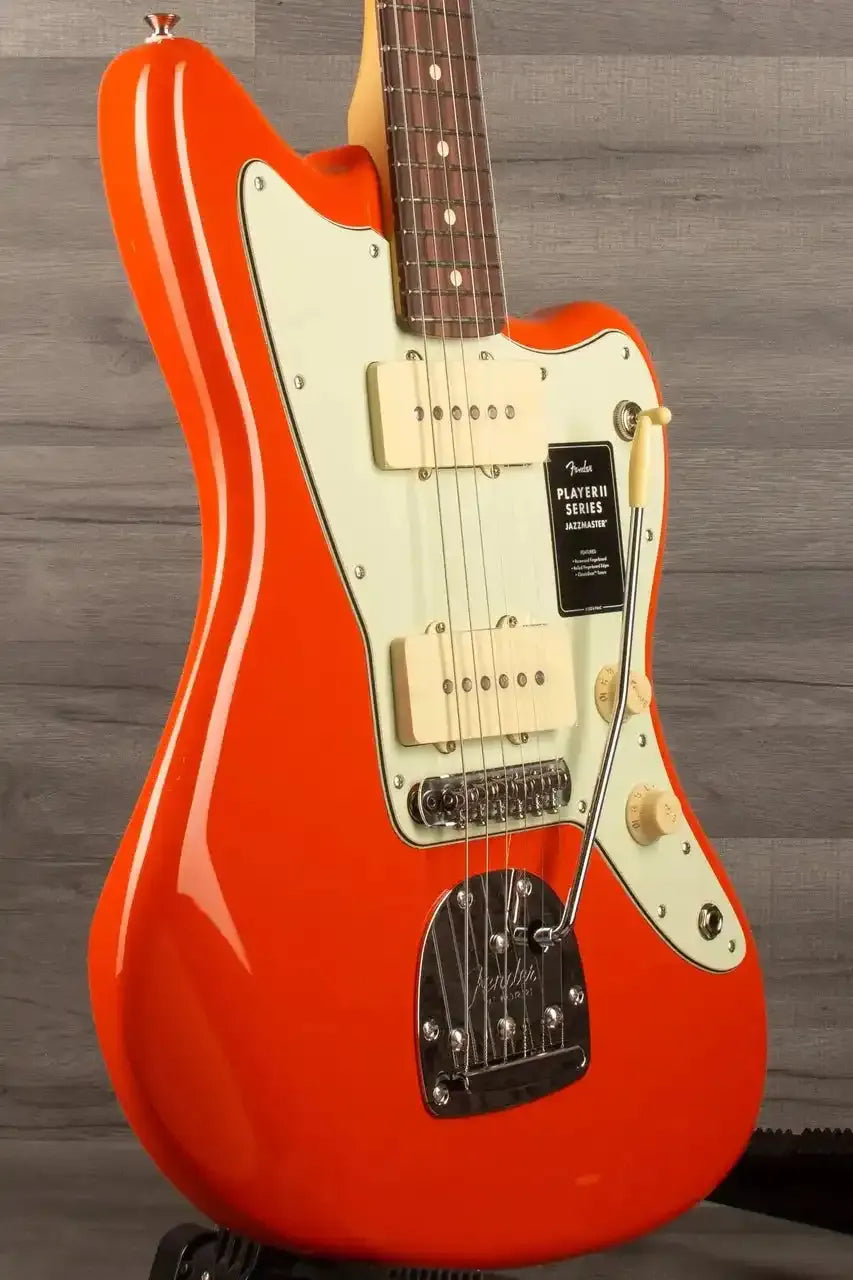 Fender Player II Jazzmaster Electric Guitar Rallye orange