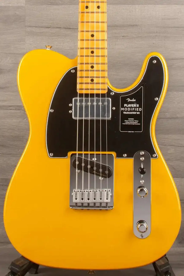 Fender Player II Modified Telecaster® SH, Maple Fingerboard, Sunshine Yellow - MusicStreet