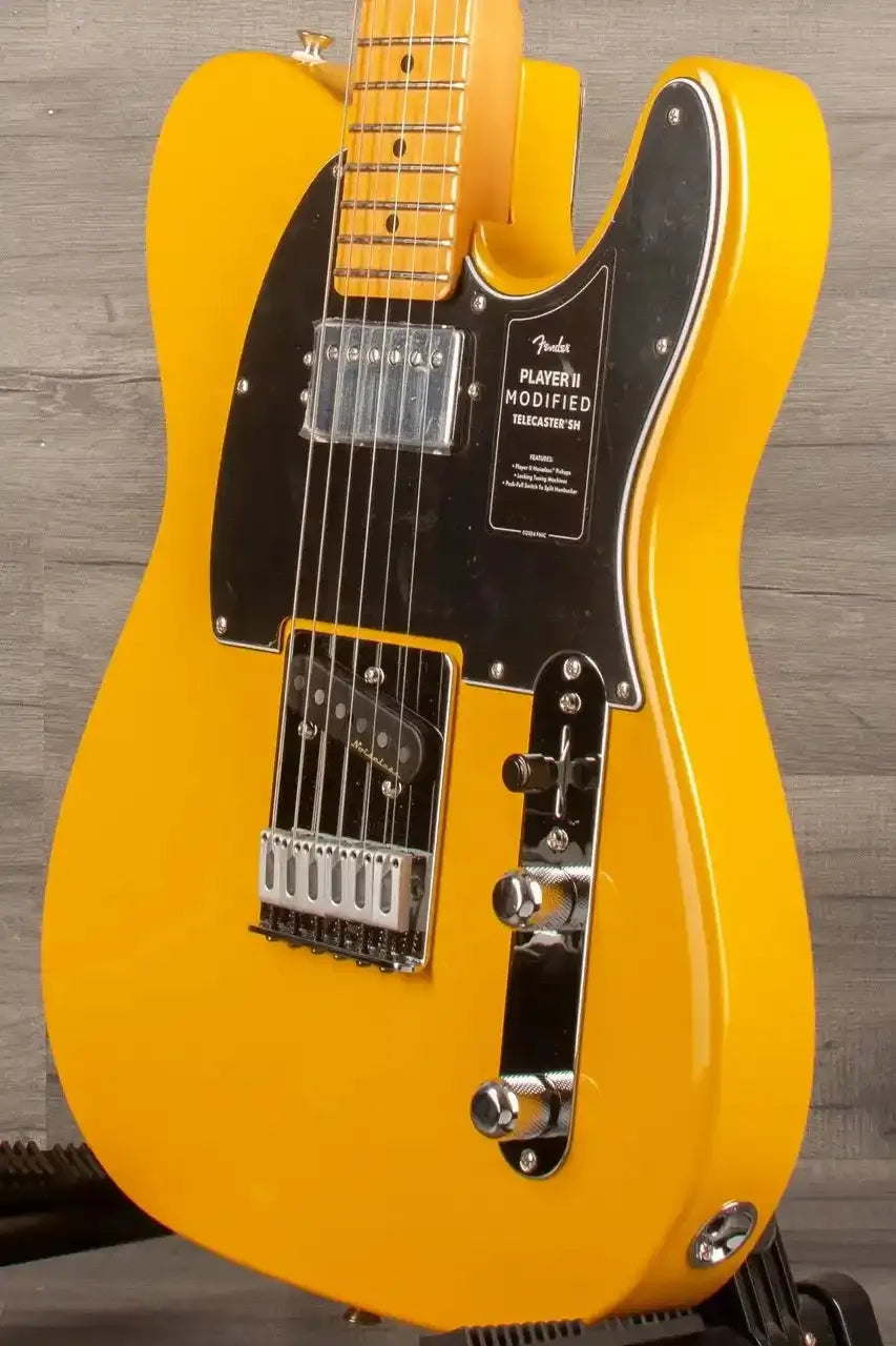 Fender Player II Modified Telecaster® SH, Maple Fingerboard, Sunshine Yellow - MusicStreet