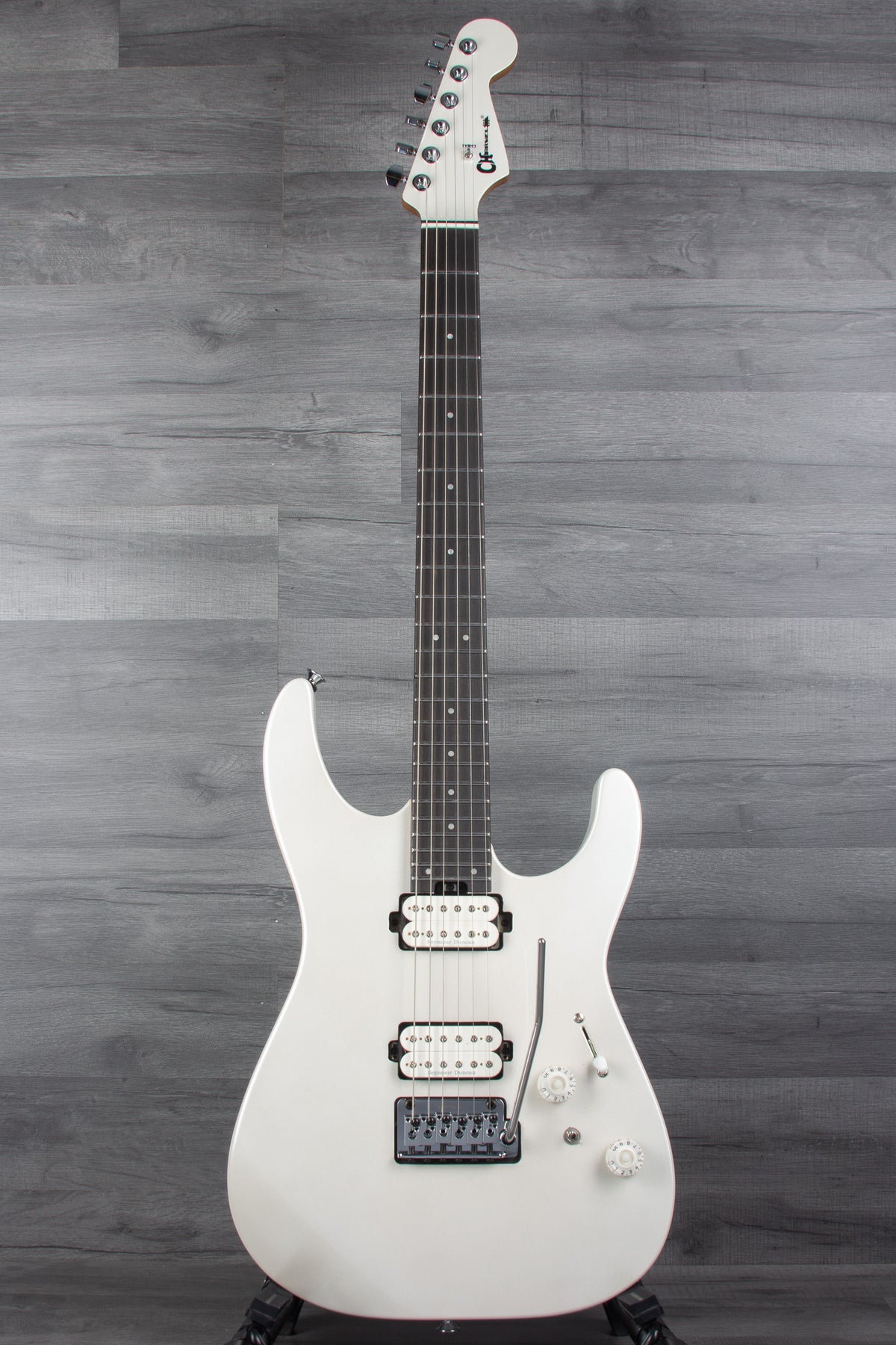 Charvel Pro-Mod DK24 HH 2PT EB with Ebony Fingerboard in Celestial Silk