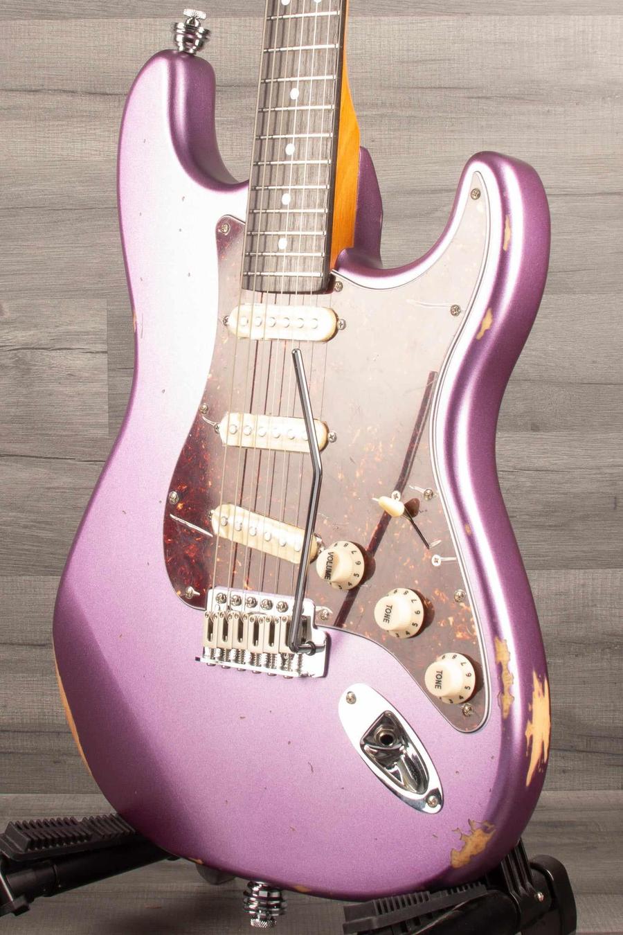 USED - Patina S-type SSS Purple nitro relic - MusicStreet