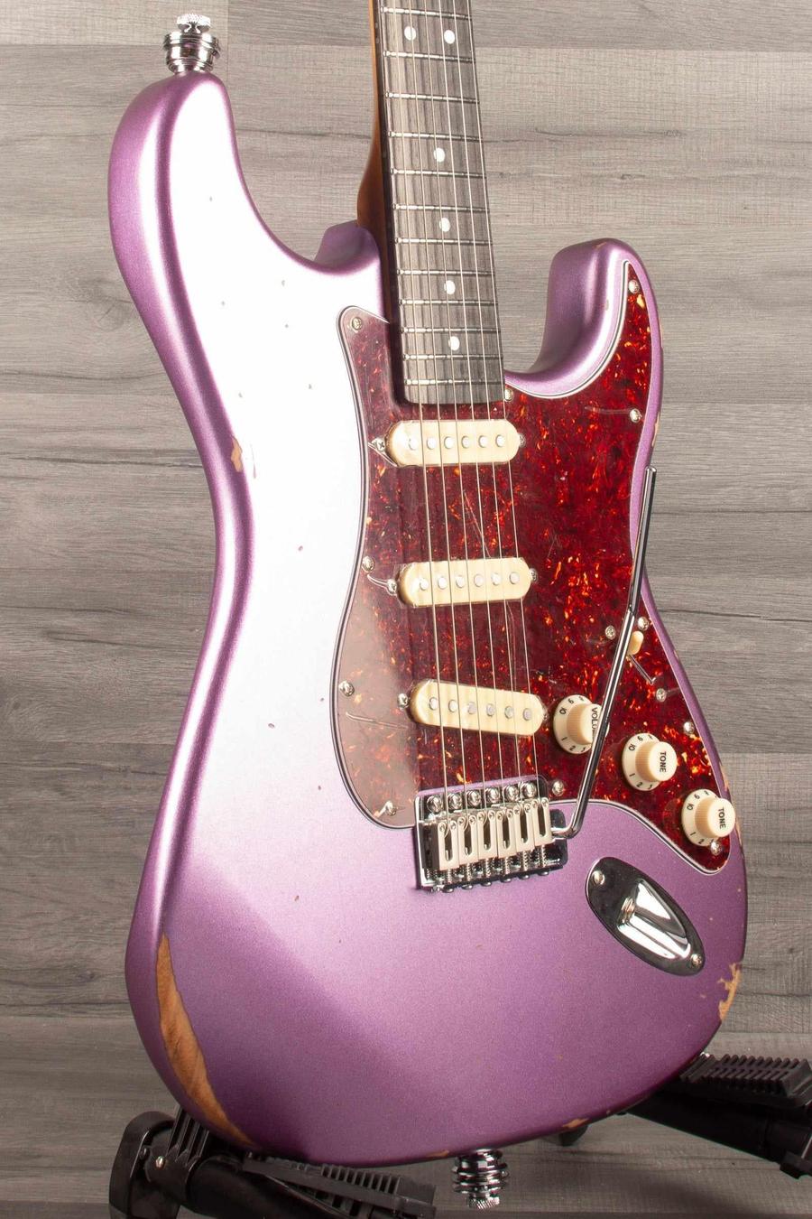 USED - Patina S-type SSS Purple nitro relic - MusicStreet