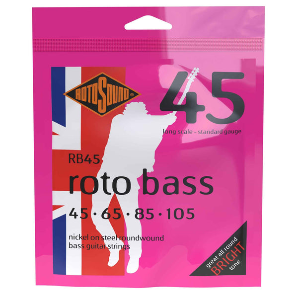 Rotosound RB45 Nickel Bass Guitar Strings 45-105