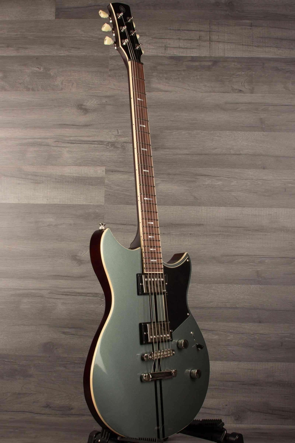 Yamaha RSS20 Revstar - Mist Green guitar with unique body shape and Alnico Humbuckers.