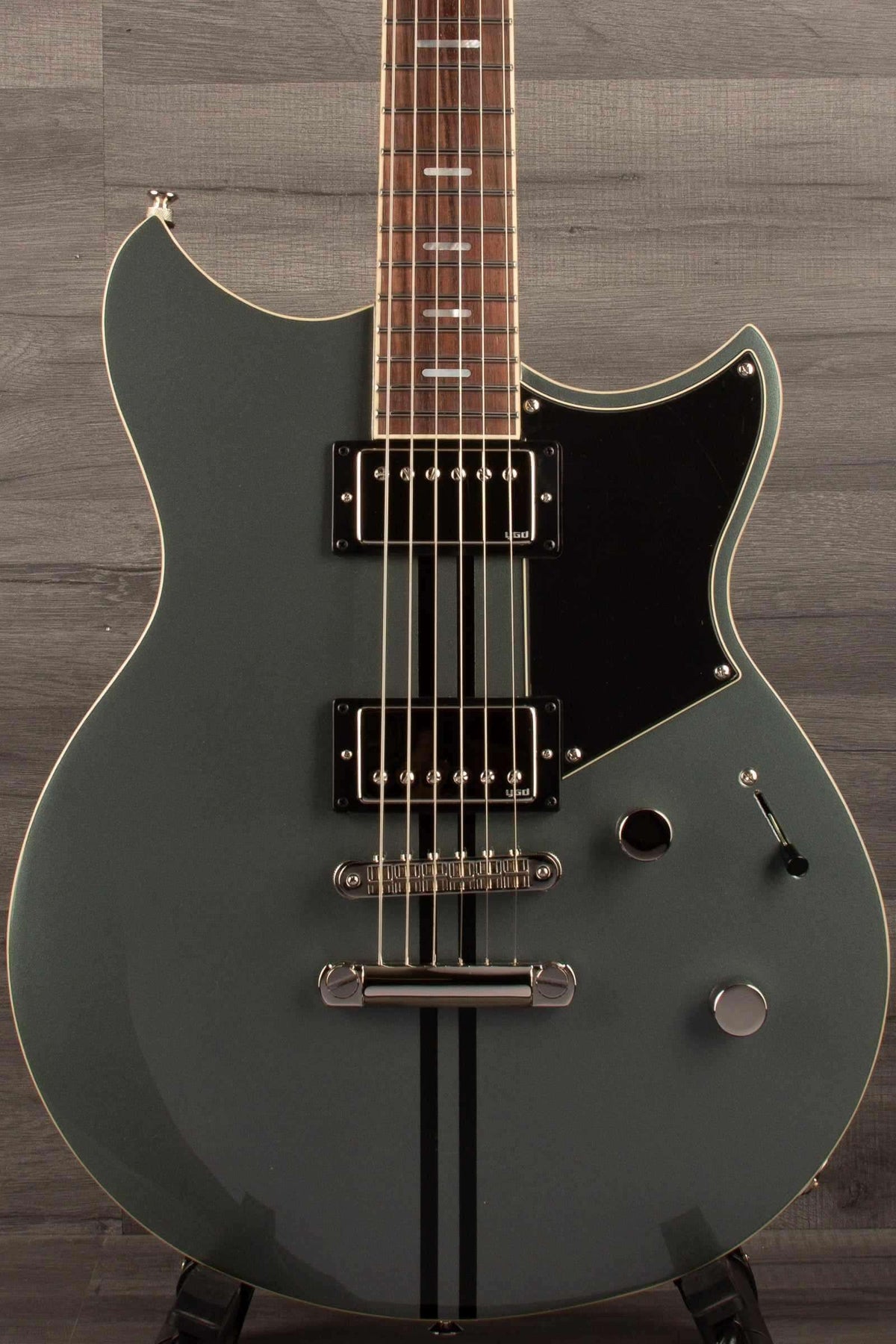 Yamaha RSS20 Revstar - Mist Green guitar with unique body shape and Alnico Humbuckers.