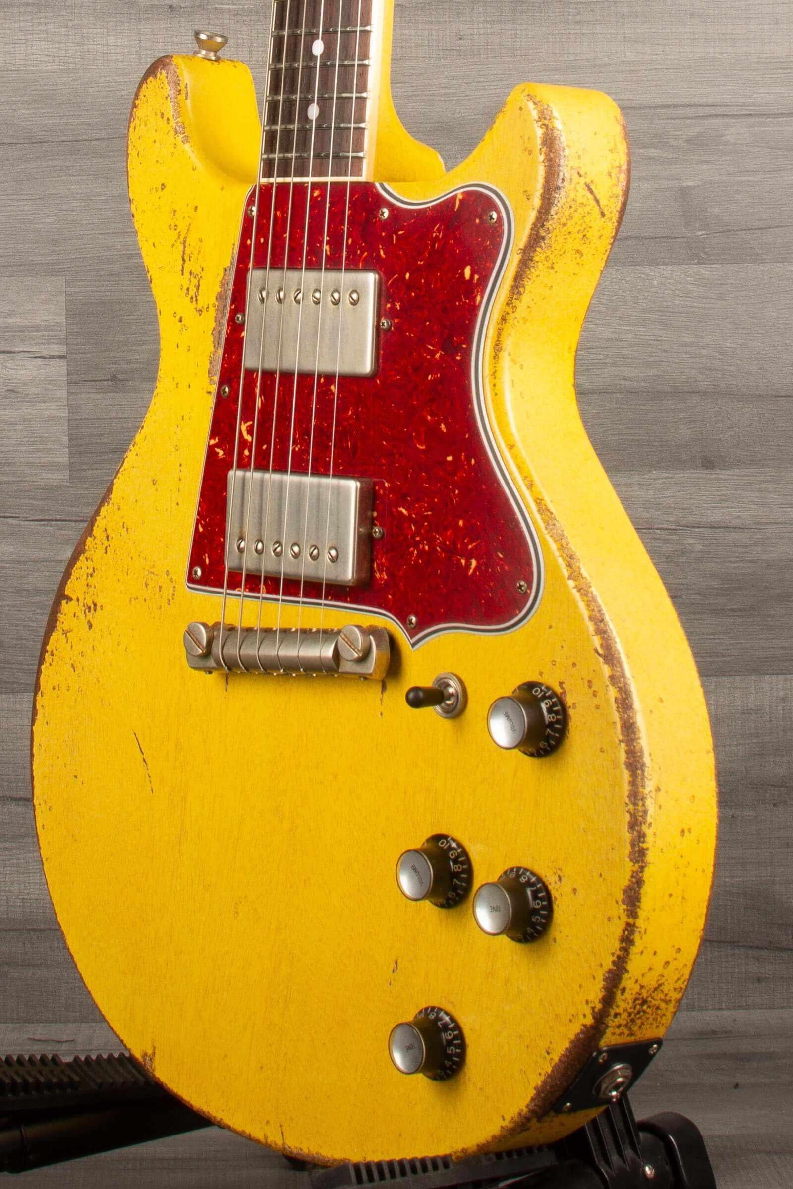 Rock 'n Roll Relics Thunders II Electric Guitar - TV yellow