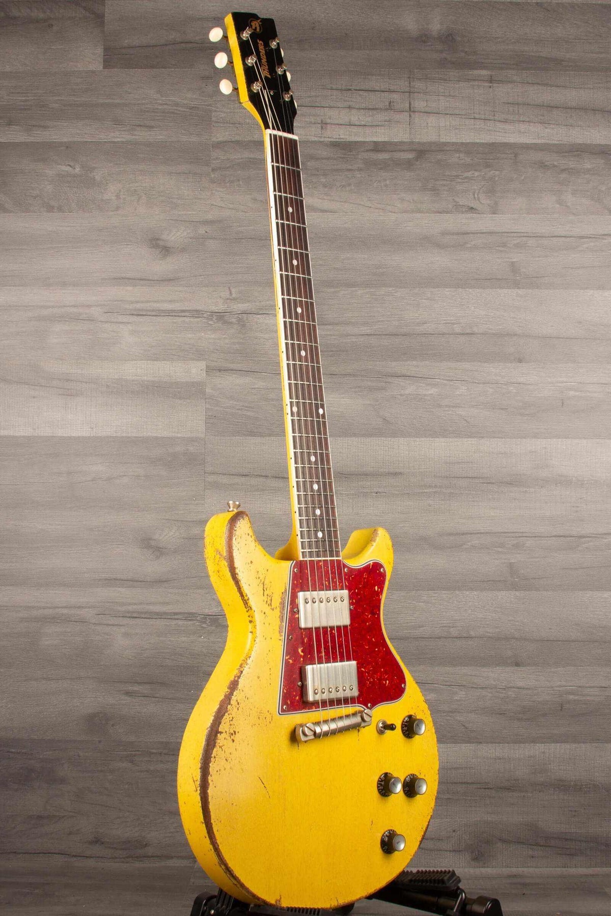 Rock 'n Roll Relics Thunders II Electric Guitar - TV yellow