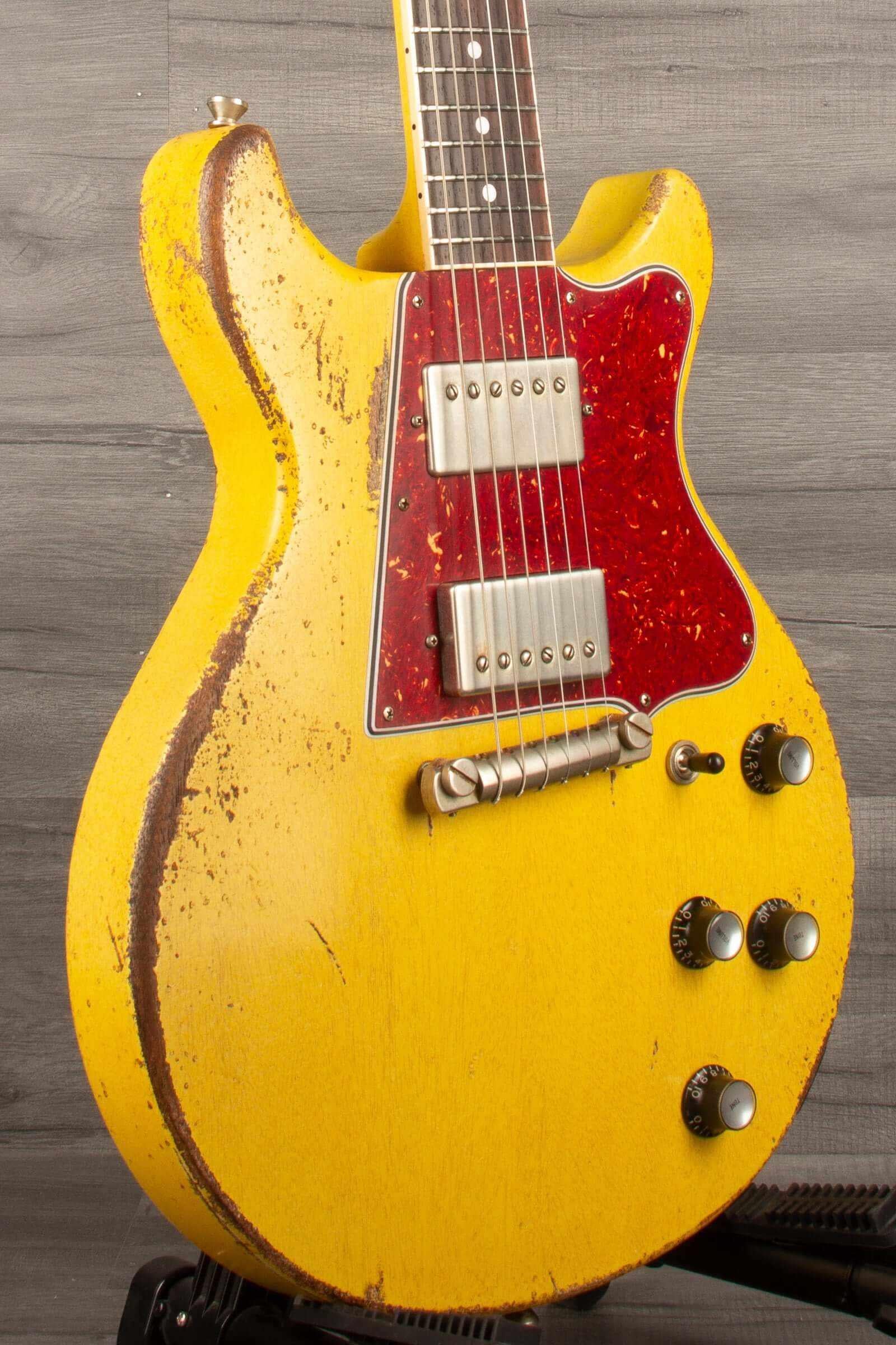 Rock 'n Roll Relics Thunders II Electric Guitar - TV yellow