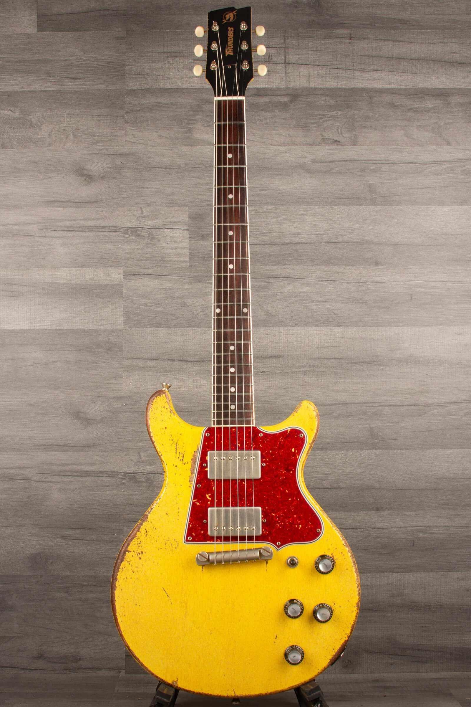 Rock 'n Roll Relics Thunders II Electric Guitar - TV yellow