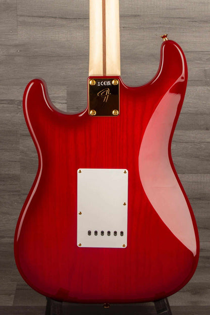 Fender Richie Kotzen Stratocaster® Electric Guitar, Maple Fingerboard - Transparent Red Burst (Japanese)