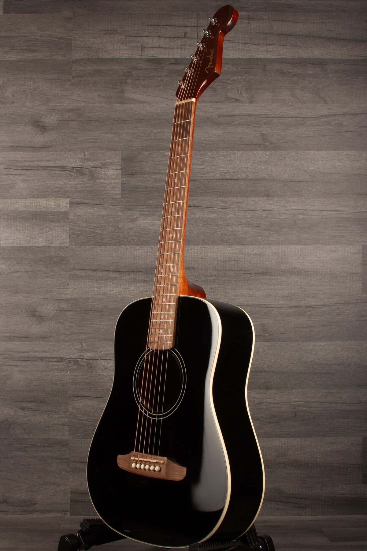 Fender California Standard Redondo™ Mini with Bag, Spruce Top, Black - MusicStreet