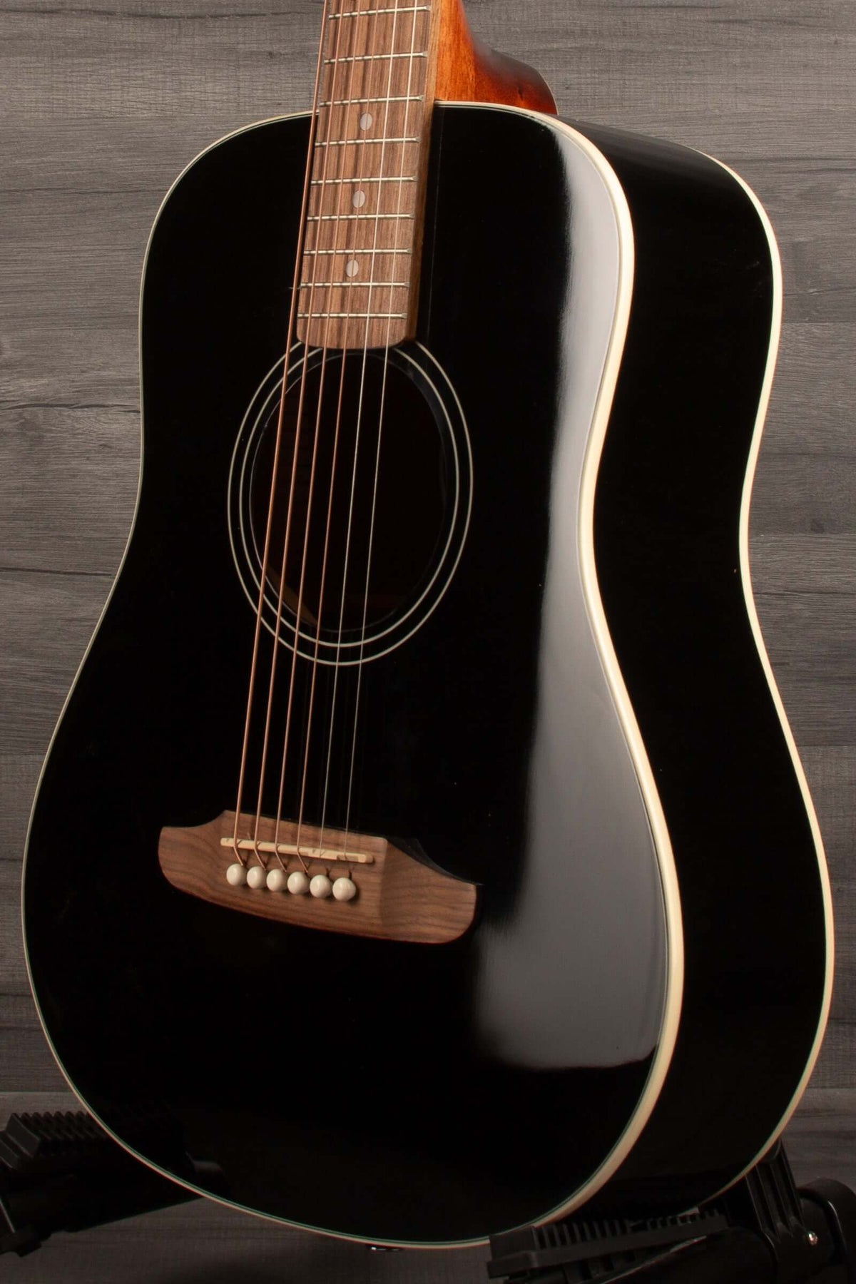 Fender California Standard Redondo™ Mini with Bag, Spruce Top, Black - MusicStreet
