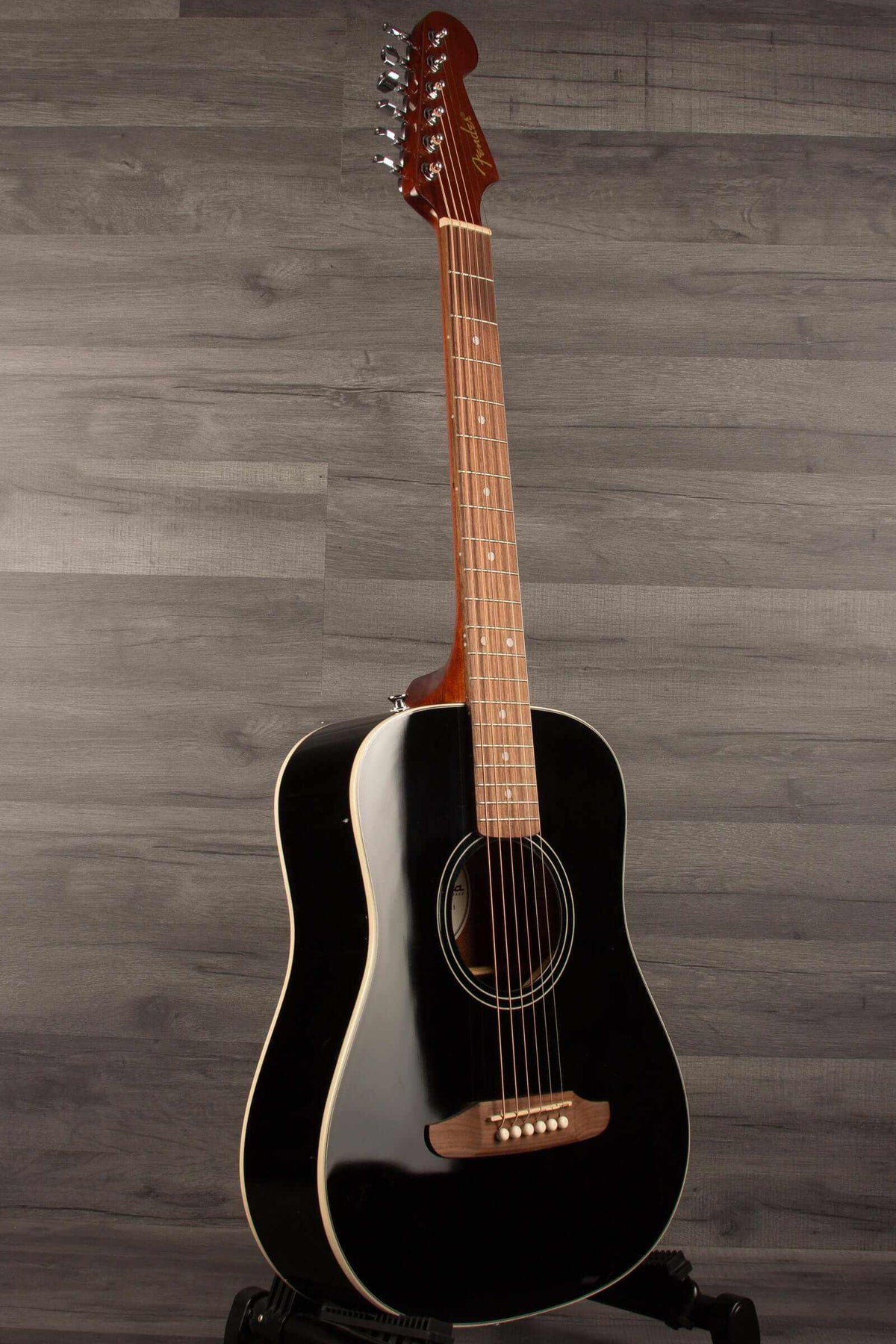 Fender California Standard Redondo™ Mini with Bag, Spruce Top, Black - MusicStreet