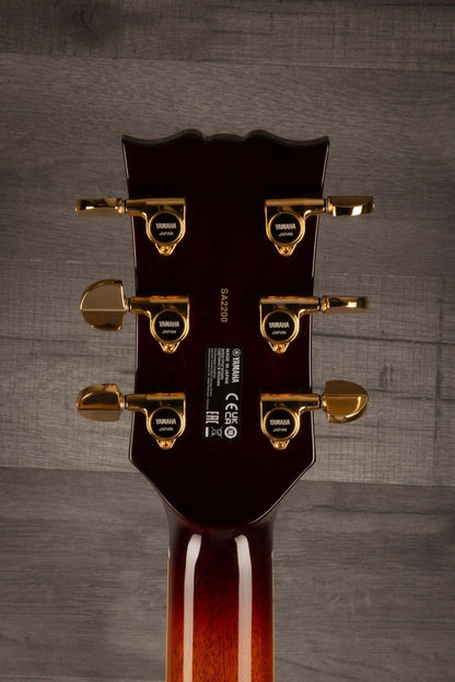 Yamaha SA2200 Semi Hollow Electric Guitar - Brown Sunburst s#