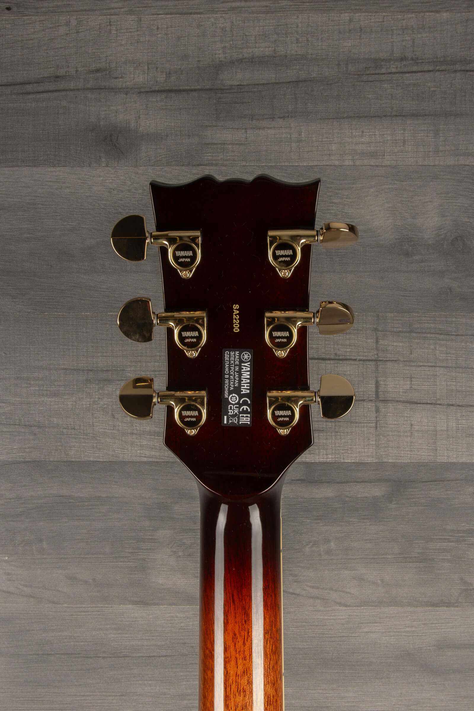 Yamaha SA2200 Semi Hollow Electric Guitar - Brown Sunburst