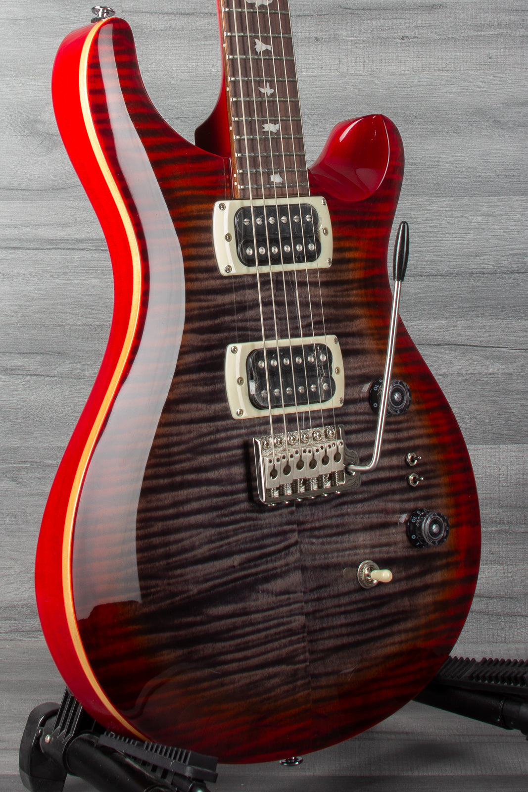 PRS SE Custom 24/08 -  Charcoal cherry burst