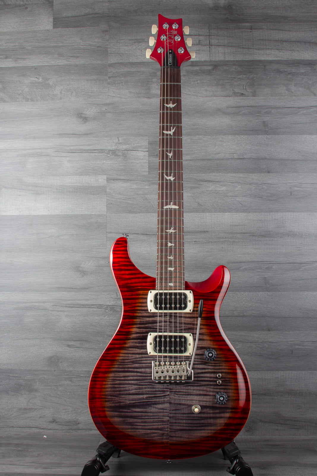 PRS SE Custom 24/08 -  Charcoal cherry burst