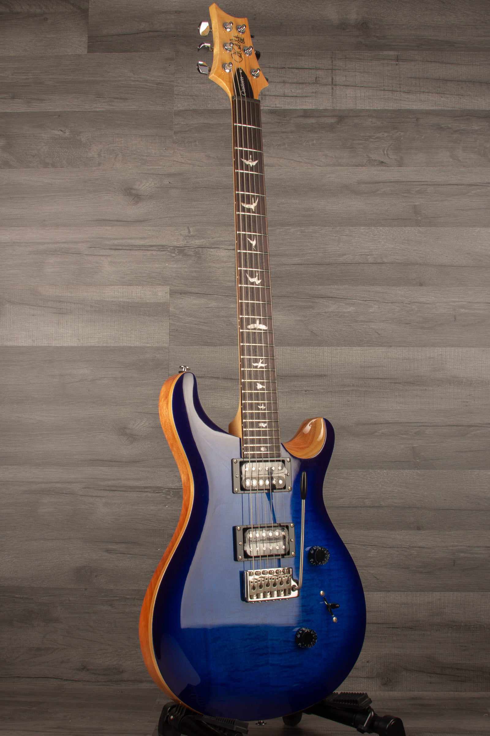 PRS SE Custom 24 Electric Guitar - Faded Blue Burst