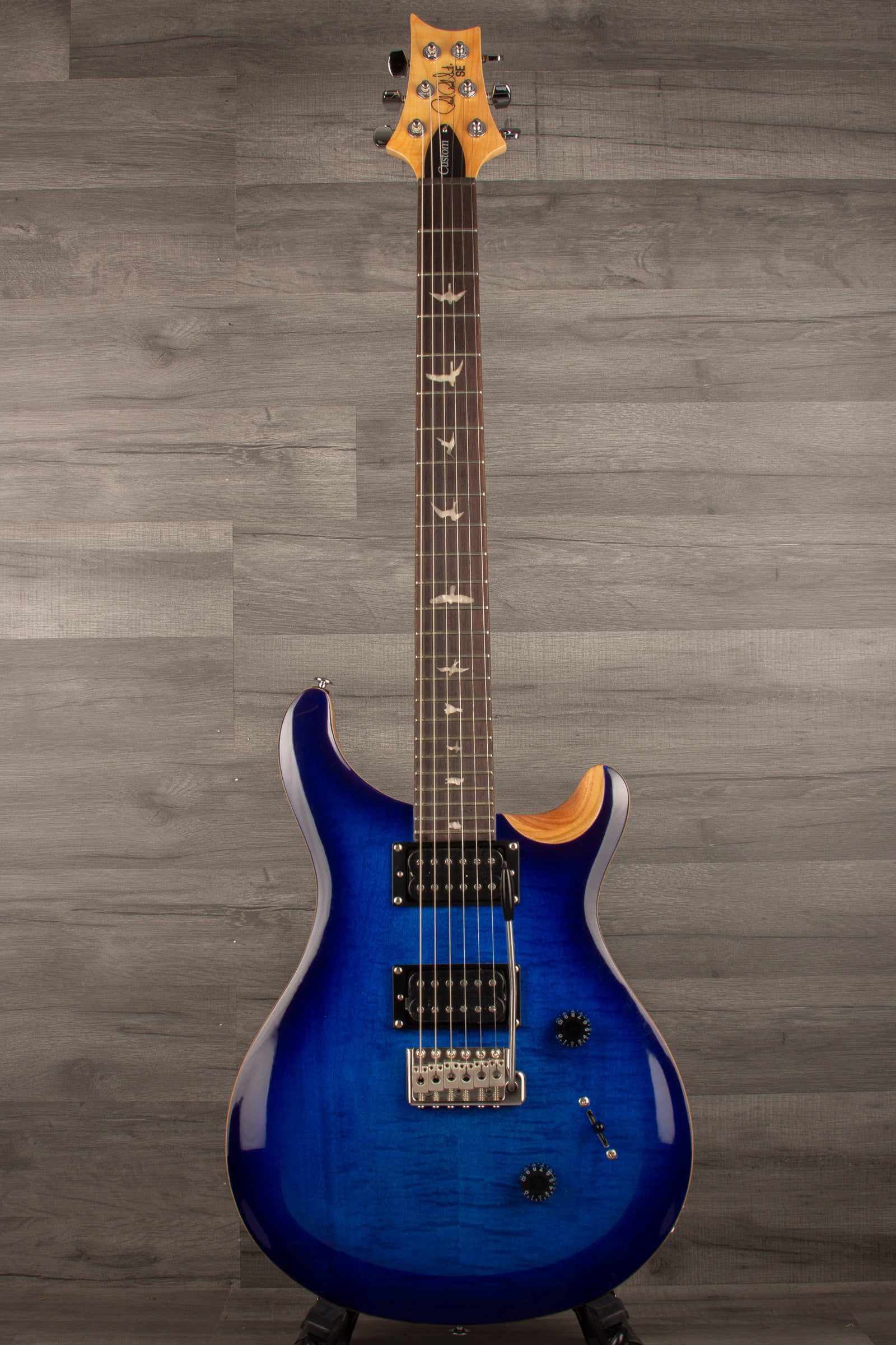 PRS SE Custom 24 Electric Guitar - Faded Blue Burst