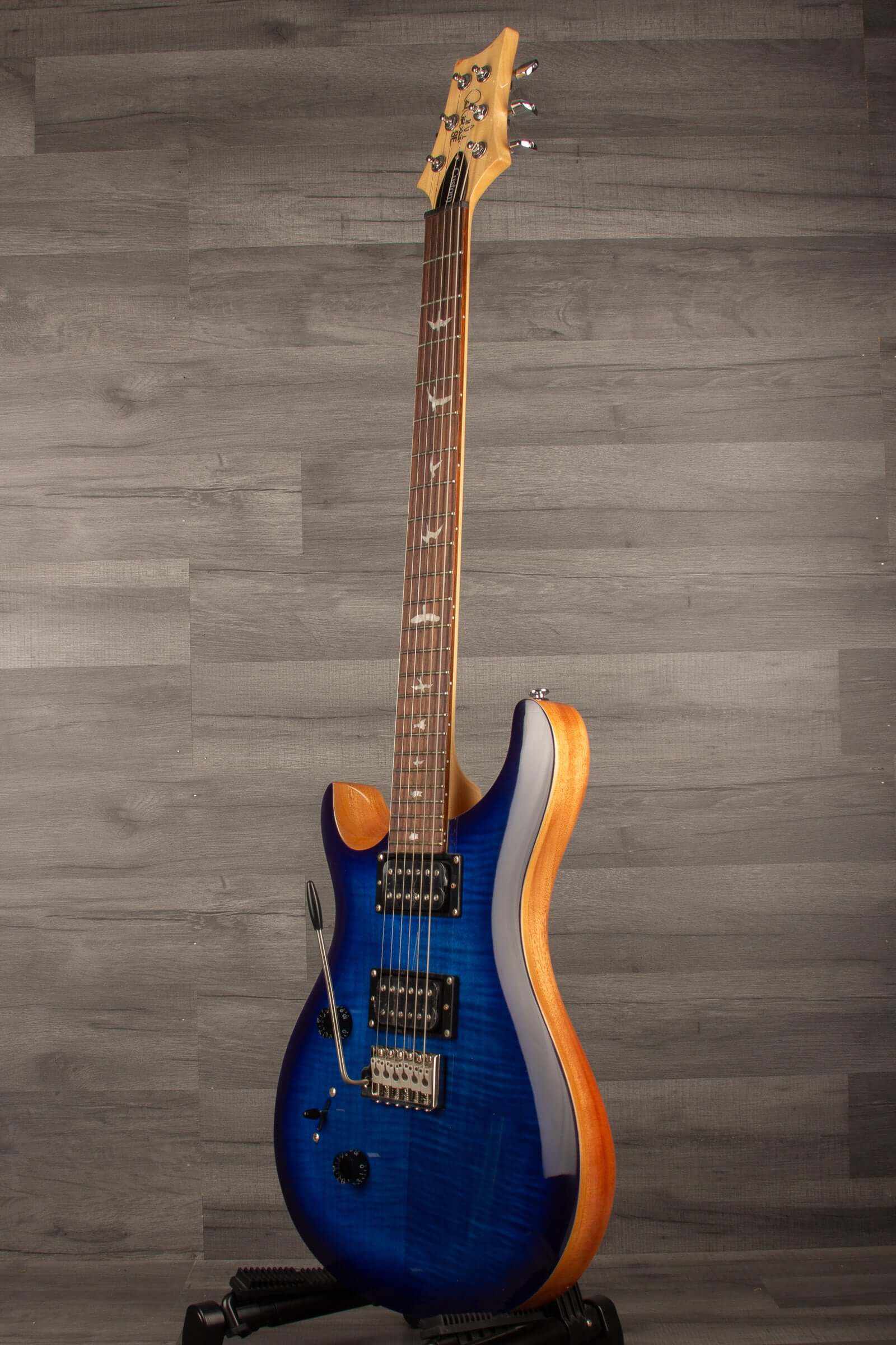 *B Stock -PRS SE Custom 24 - Faded Blue Burst - Left Handed