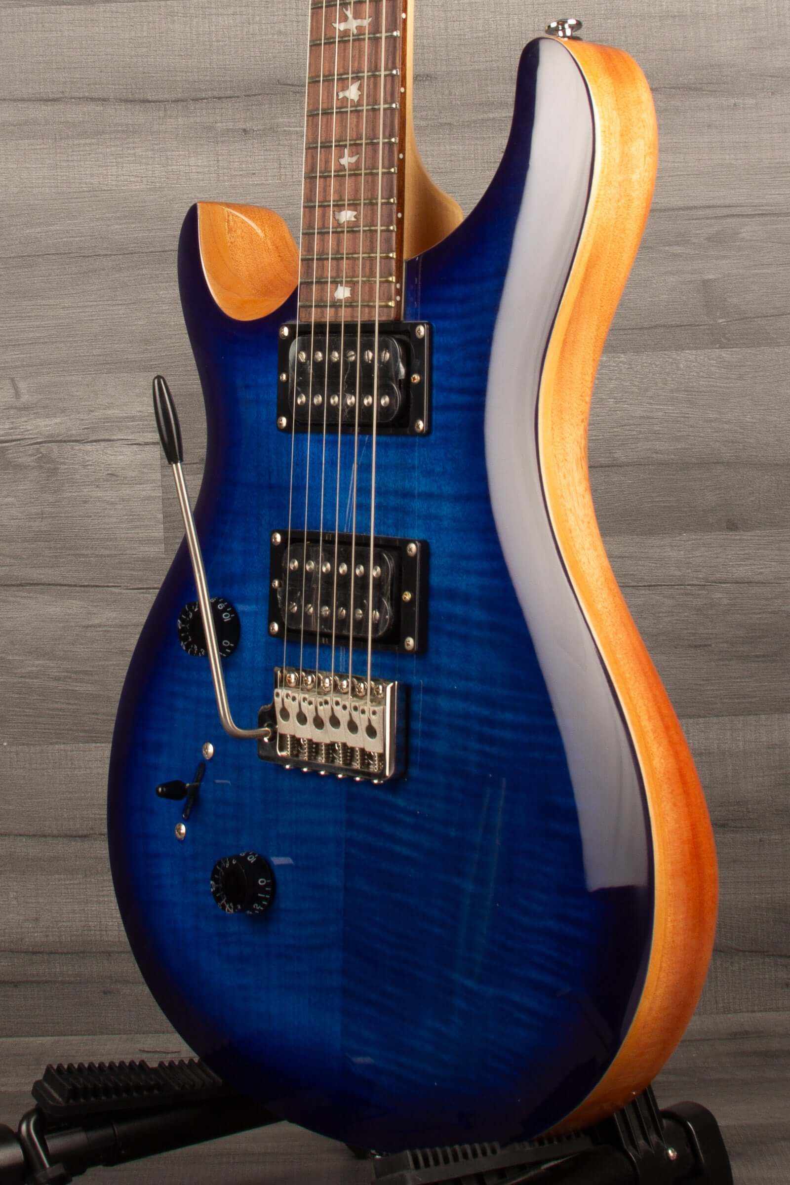 *B Stock -PRS SE Custom 24 - Faded Blue Burst - Left Handed