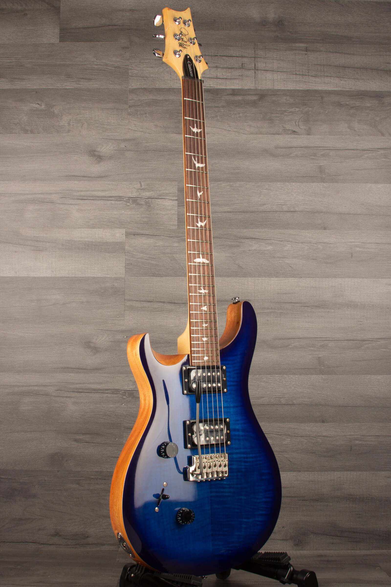 *B Stock -PRS SE Custom 24 - Faded Blue Burst - Left Handed