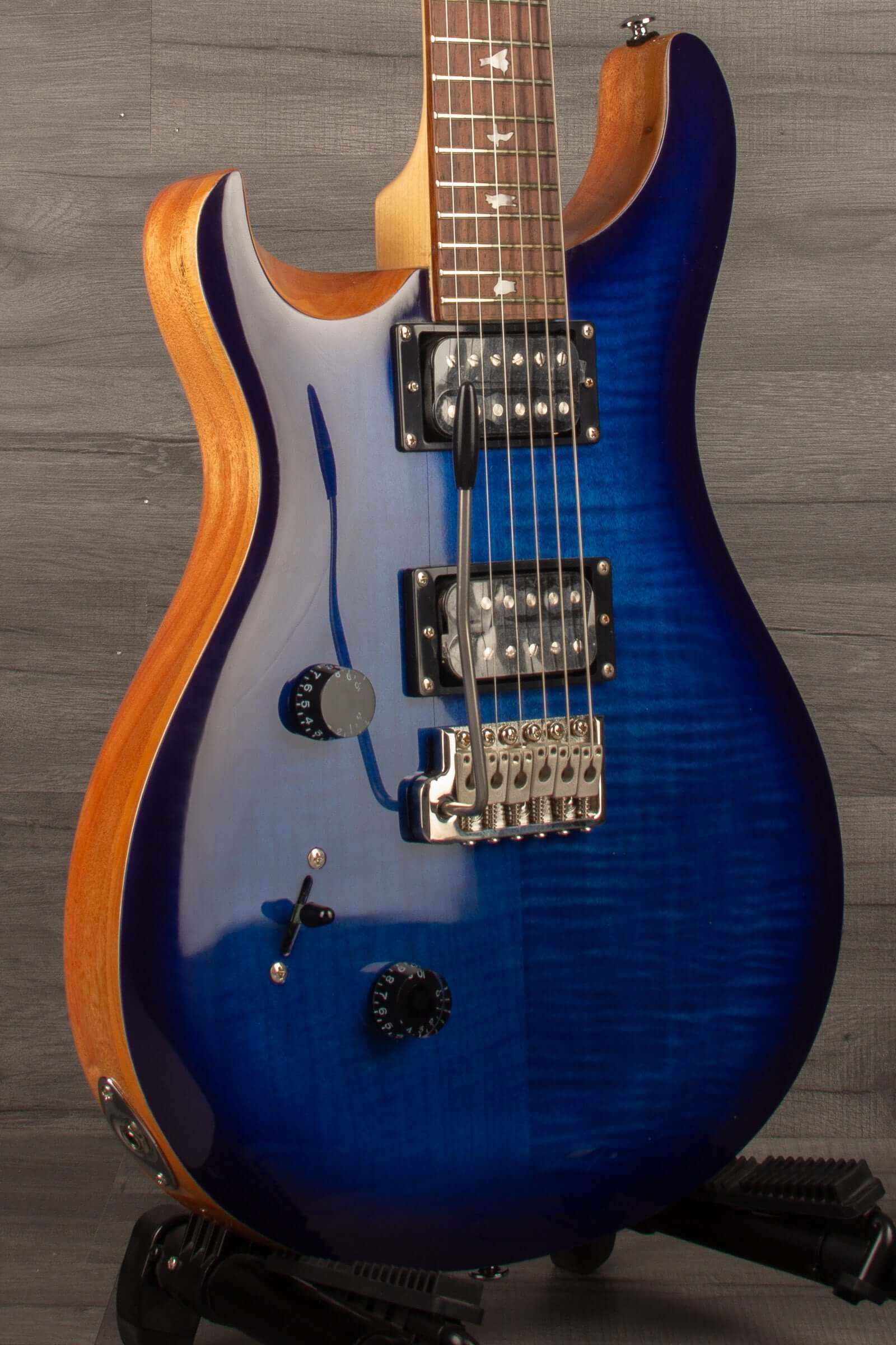 *B Stock -PRS SE Custom 24 - Faded Blue Burst - Left Handed