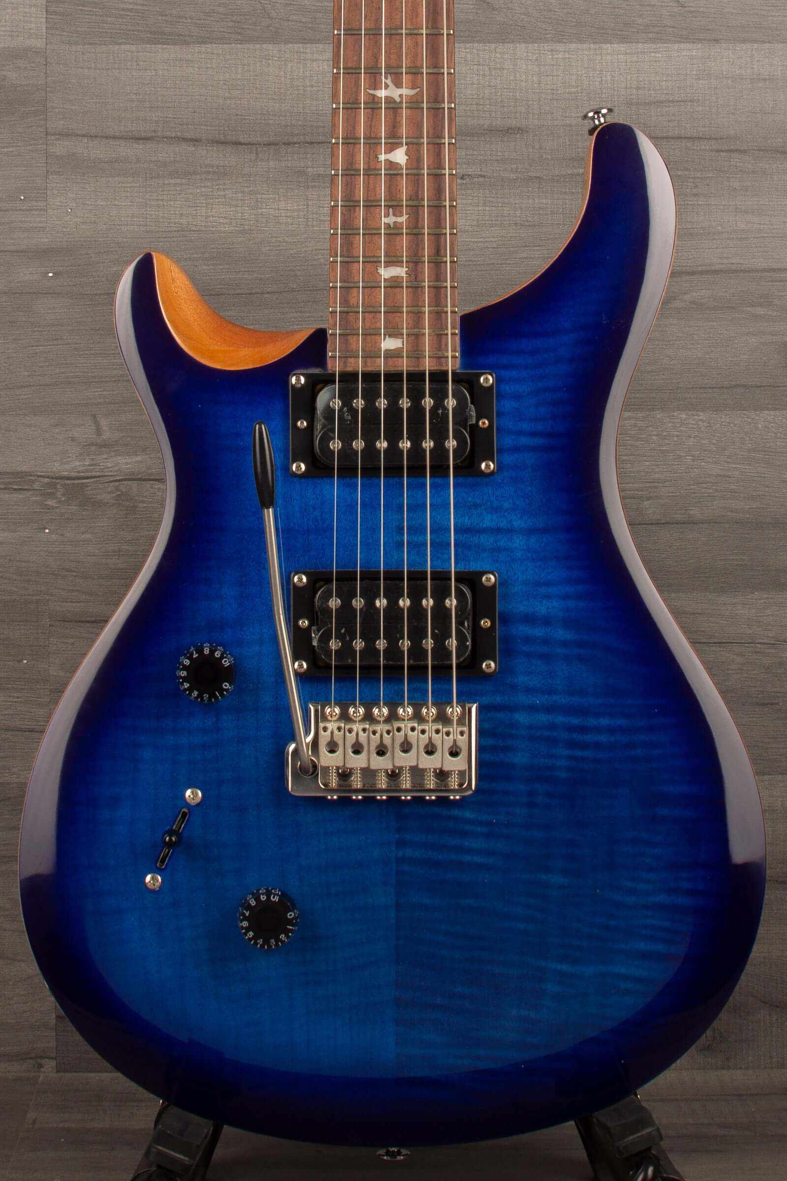 *B Stock -PRS SE Custom 24 - Faded Blue Burst - Left Handed