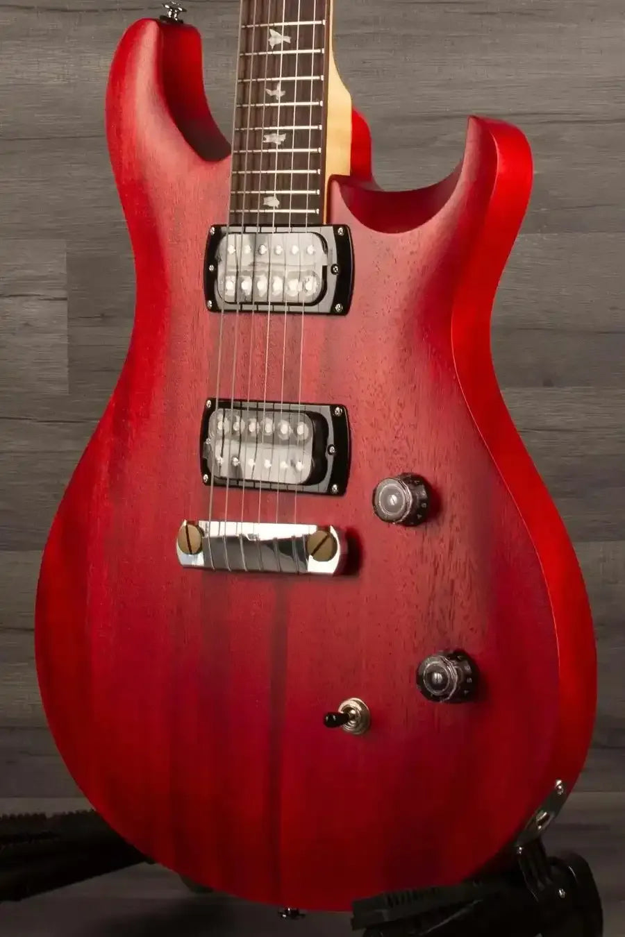 PRS SE CE24 Standard satin Stoptail - Vintage Cherry - MusicStreet
